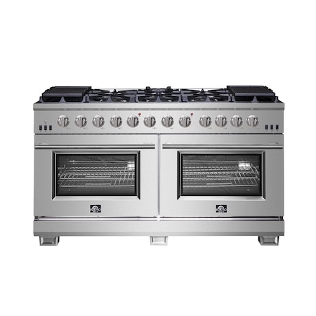 Forno Capriasca Titanium Professional 60In. Freestanding Gas Range FFSGS6260-60